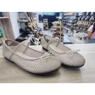 พร้อมส่ง รองเท้าแมรีเจน GOODDY 3158 รองเท้าคัชชูผ้าตาข่าย ระบาย ทรงสวย