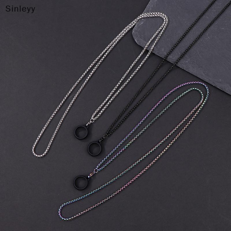 NLE Anti-Lost ปากกา Lanyard Anti-drop แบบพกพาโซ่โลหะสร้อยคอ Lanyard โลหะสลิงงูกระดูกโซ่ Rubble แหวน 