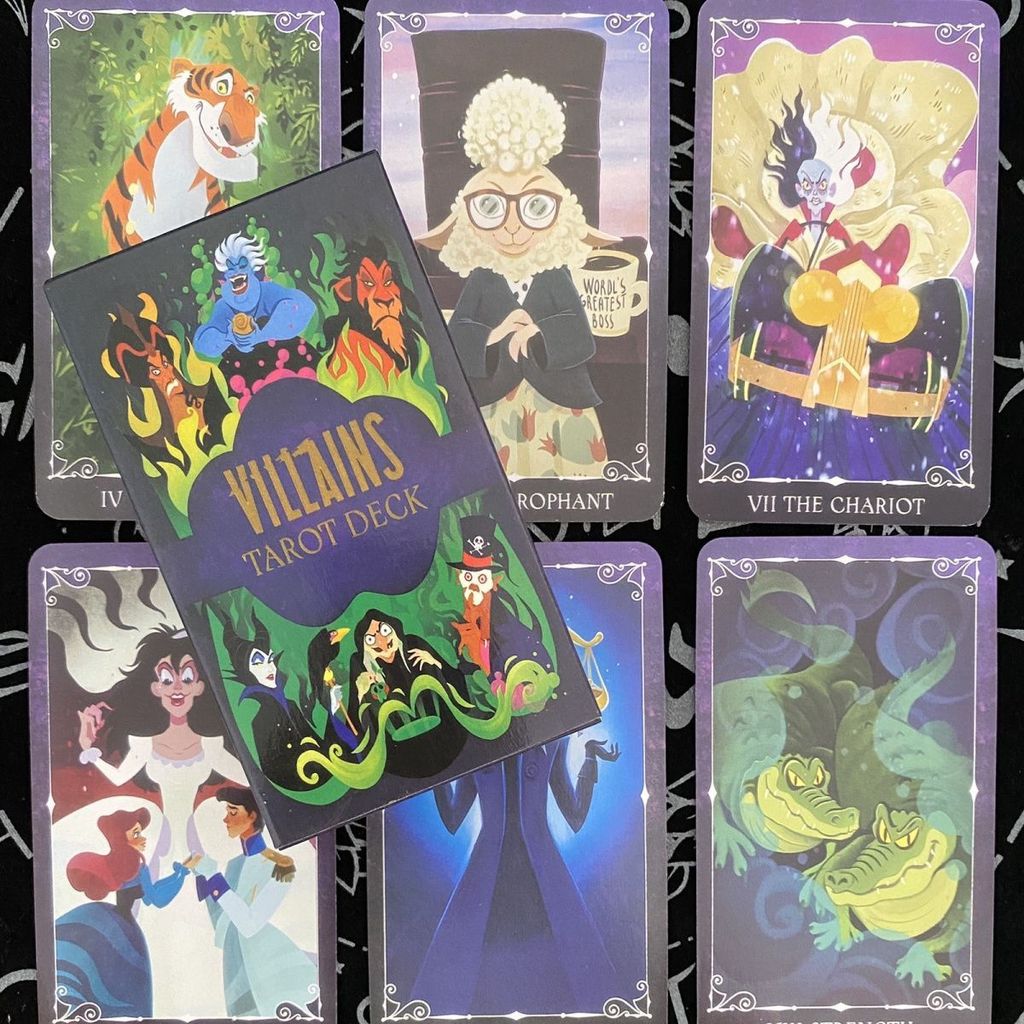 !News Tarot Deck/Villains Tarot Card Game Card Cover Gift New Villain/Villain Tarot Card Villolwwck