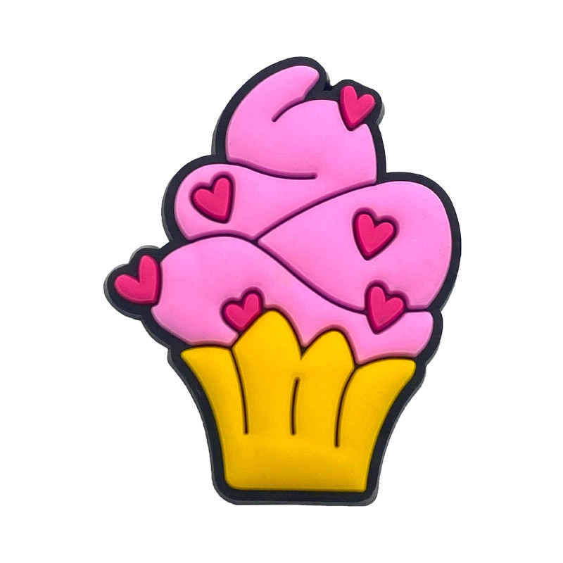 ตลก 1 ชิ้นหูฟังรองเท้า Charms น่ารักอุปกรณ์เสริมรองเท้า Charms สําหรับรองเท้าแตะตกแต่งหัวเข็มขัด - รูปที่ 2