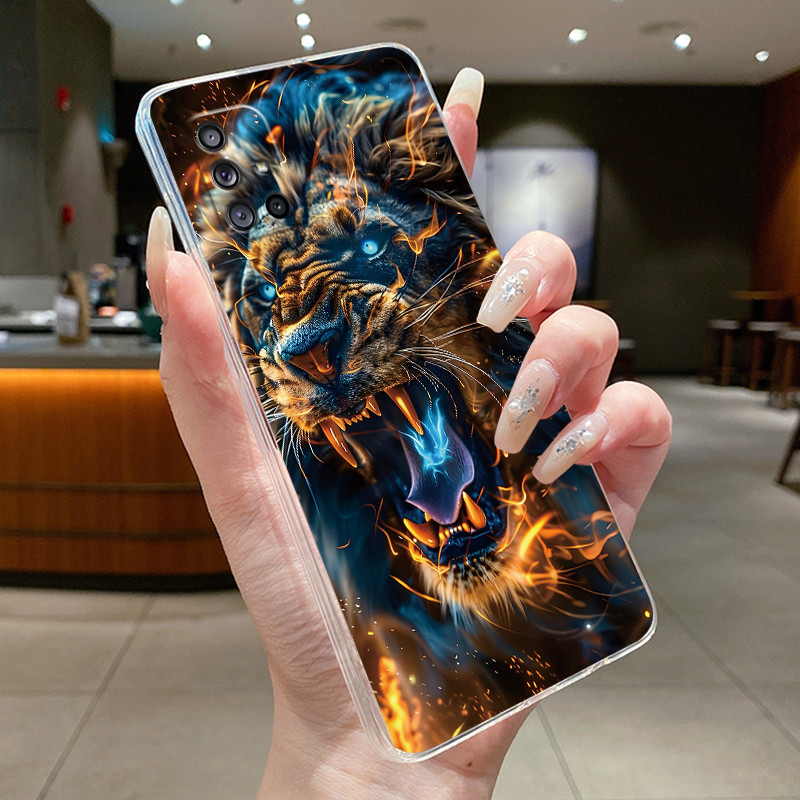 SAMSUNG เคสโทรศัพท์สําหรับSamsung Galaxy A71 4G A715FสีSeriesแฟชั่นพิมพ์ลายสําหรับSamsung A71 5G TPUกันกระแทกCmobile Clear Shell ราคา ถูกที่สุด ดีลบีเคเค แกลเลอรีภาพที่ 5