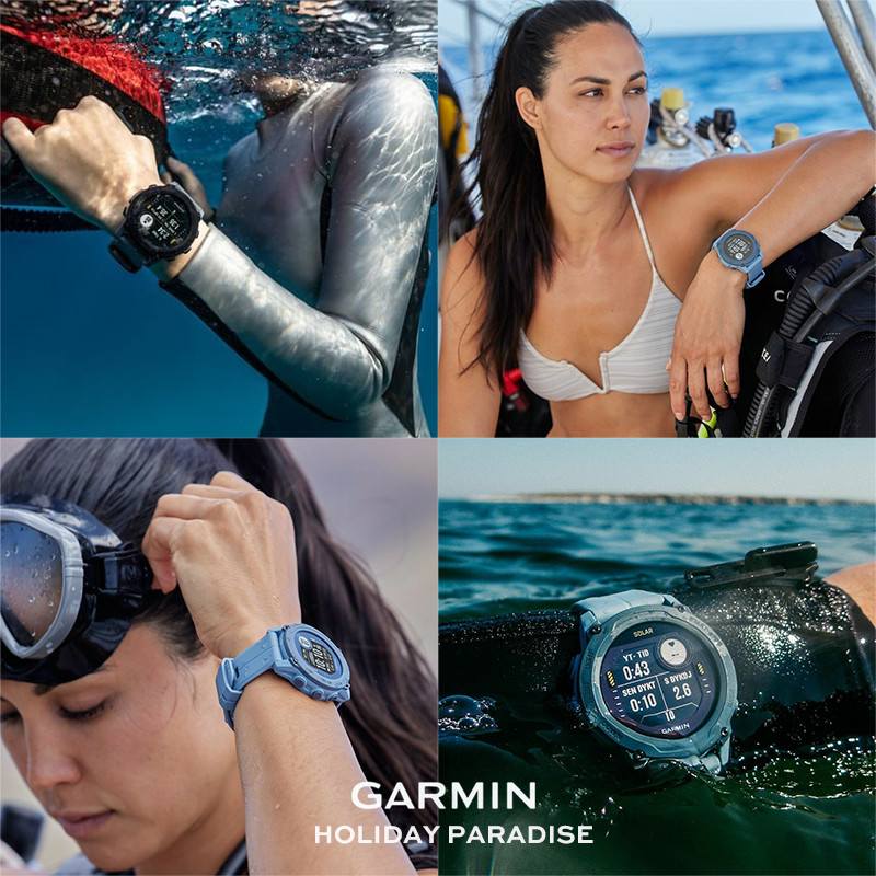 Garmin Garmin Descent G1 มัลติฟังก์ชั่นดําน้ํากลางแจ้งเฉพาะพลังงานแสงอาทิตย์นาฬิกาคอมพิวเตอร์ GPS