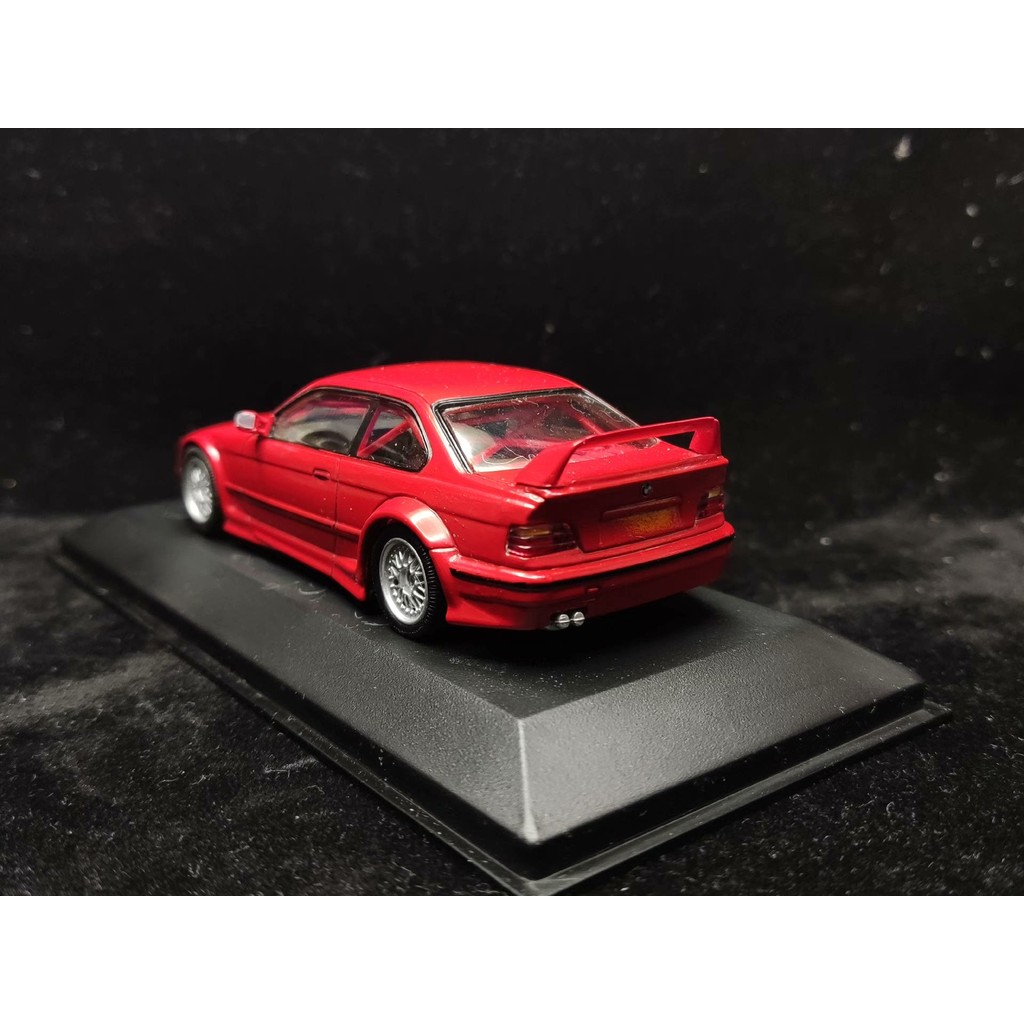 Mini Cut BMW M3 GTR E36 1/43 minichamps BMW M3 GTR E36 Years Long-Aged Alloy Car Model, พื้นผิวสีมีฟ