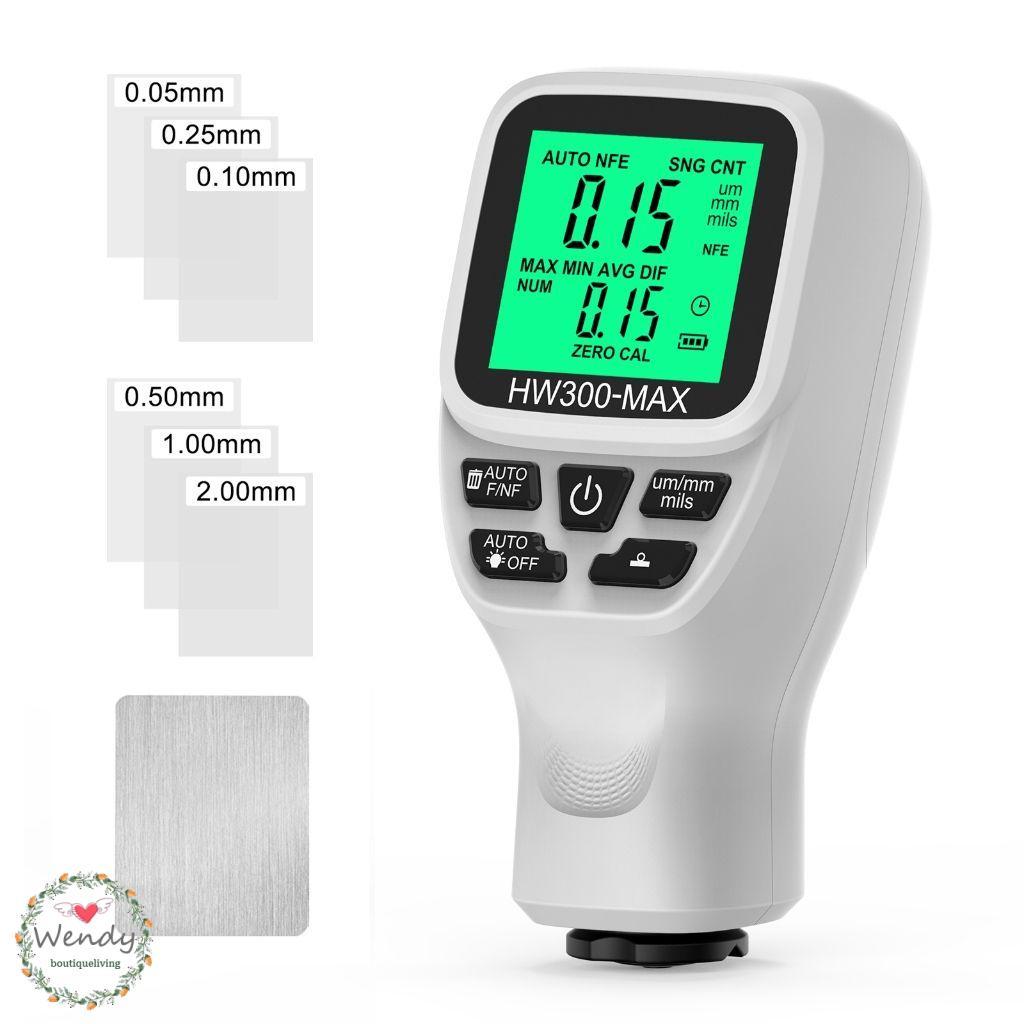 เครื่องวัดความหนา HW-300MAX - เครื่องมือวัดดิจิตอลสีขาว