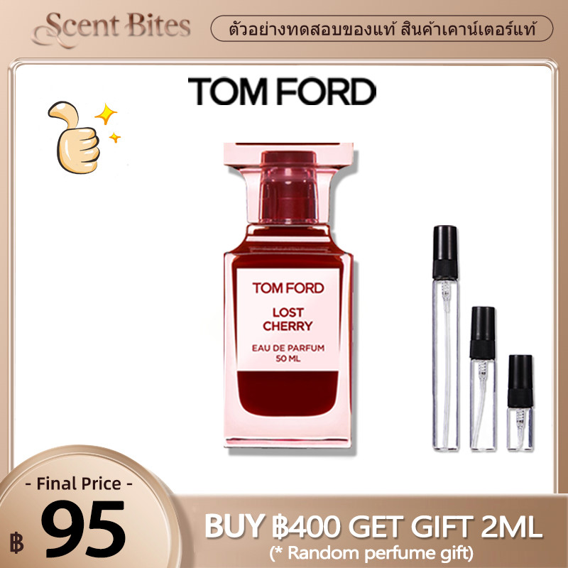 【สินค้าพร้อมส่ง】ของแท้ 💯TF Tom Ford Lost Cherry EDP 2ml/5ml/10ml  สปอตสินค้า น้ำหอม unisex กลิ่นหอมติดทนนาน