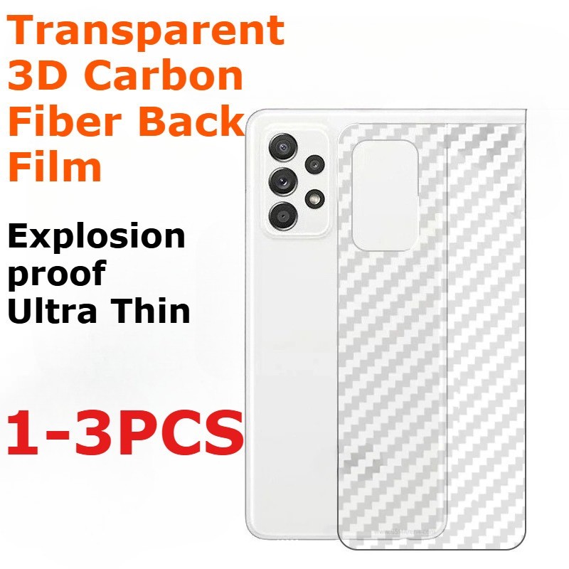 โปร่งใส 3D คาร์บอนไฟเบอร์ฟิล์มสําหรับ Infinix Hot 8 9 10i 10s 10T 10s 11 11s 12 12i Play Pro NFC 1-3