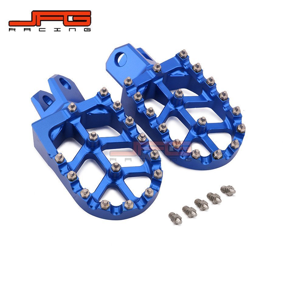 เหมาะสําหรับ RMZ125 RMZ250 RMX250 DRZ400 รถจักรยานยนต์ออฟโรด CNC อลูมิเนียมอัลลอยด์เหยียบ