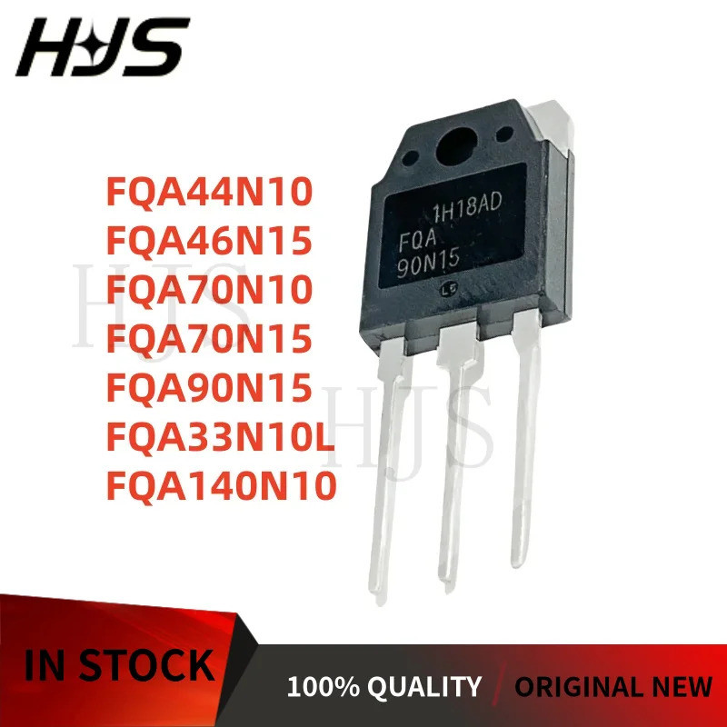 5PCS FQA44N10 FQA46N15 FQA70N10 FQA70N15 FQA90N15 FQA140N10 FQA33N10L TO-3P Field Effect ทรานซิสเตอร