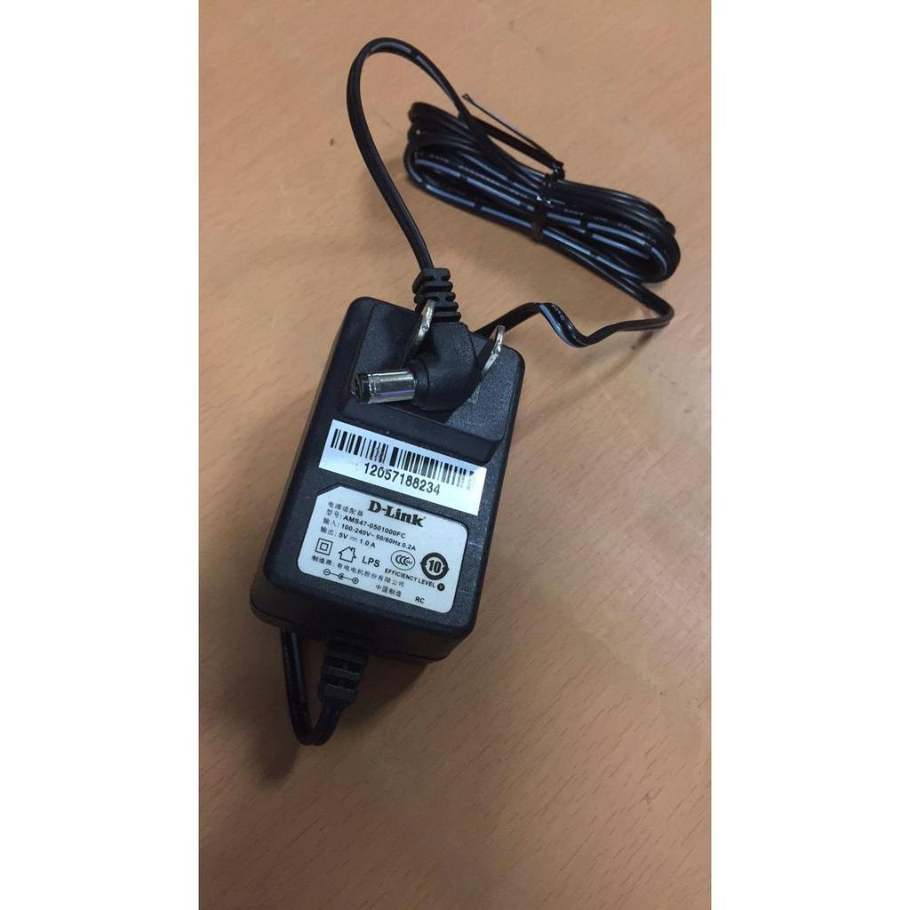 เหมาะสําหรับ D-Link D-Link 5V1.0A แหล่งจ่ายไฟ AMS47-0501000FC 5V1A 5.5 X2.1 ข้อศอก