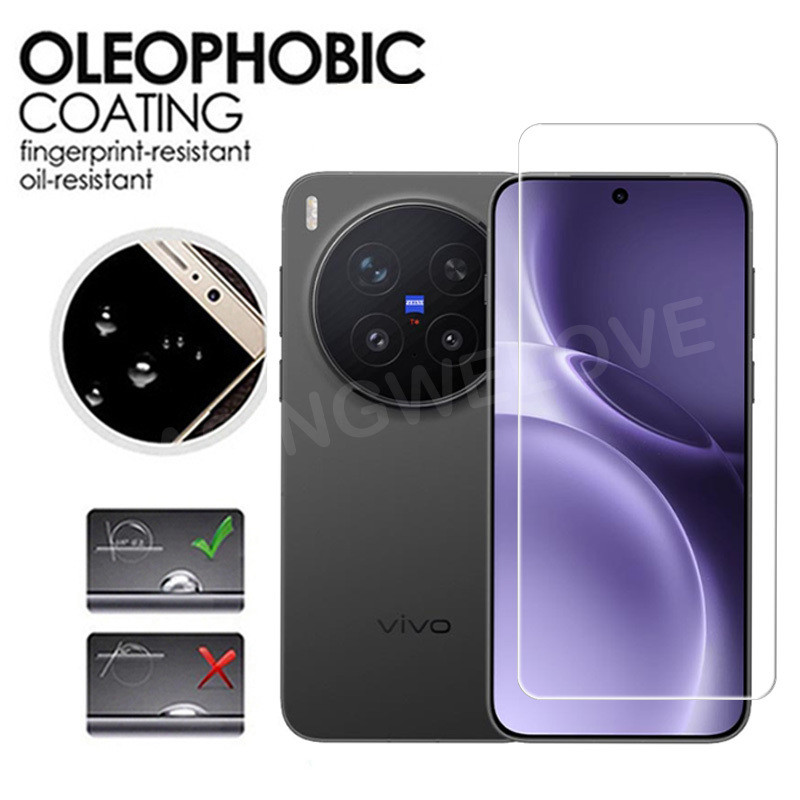 สําหรับ Vivo X300 Pro 4G 5G 2025 กระจกนิรภัยคลุมทั้งหมดฟิล์มด้านหน้าป้องกันหน้าจอกลับกล้องเลนส์ป้องกันฟิล์ม - รูปที่ 2