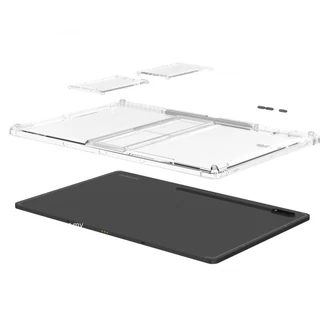 เคส โปร่งใส สําหรับ Samsung Galaxy Tab S6 Lite S7 S8 S9 11 S9 FE+12.4 S10 + S9 S10 Ultra แท็บเล็ต Clear Case กันกระแทก