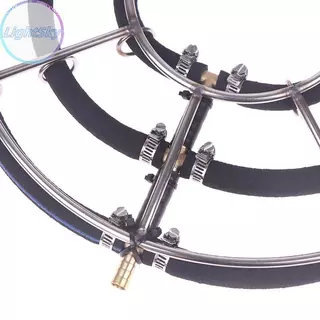 LightSky 1pcs Aeration Disc Fish Pond Seafood Pond แผ่นออกซิเจน 304 สแตนเลส Koi Fish Pond Oxygenation Aquarium อุปกรณ์ TH