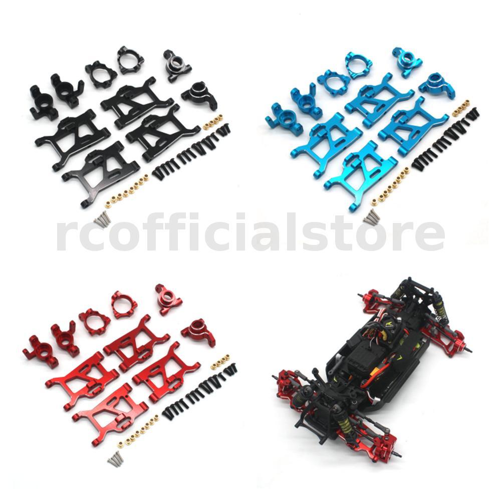 Upgrated โลหะ Swing Arm พวงมาลัยถ้วยชุดอุปกรณ์เสริมสําหรับ 1/14 ZD Racing MT16 JIUSI MT14R PT14R RC 