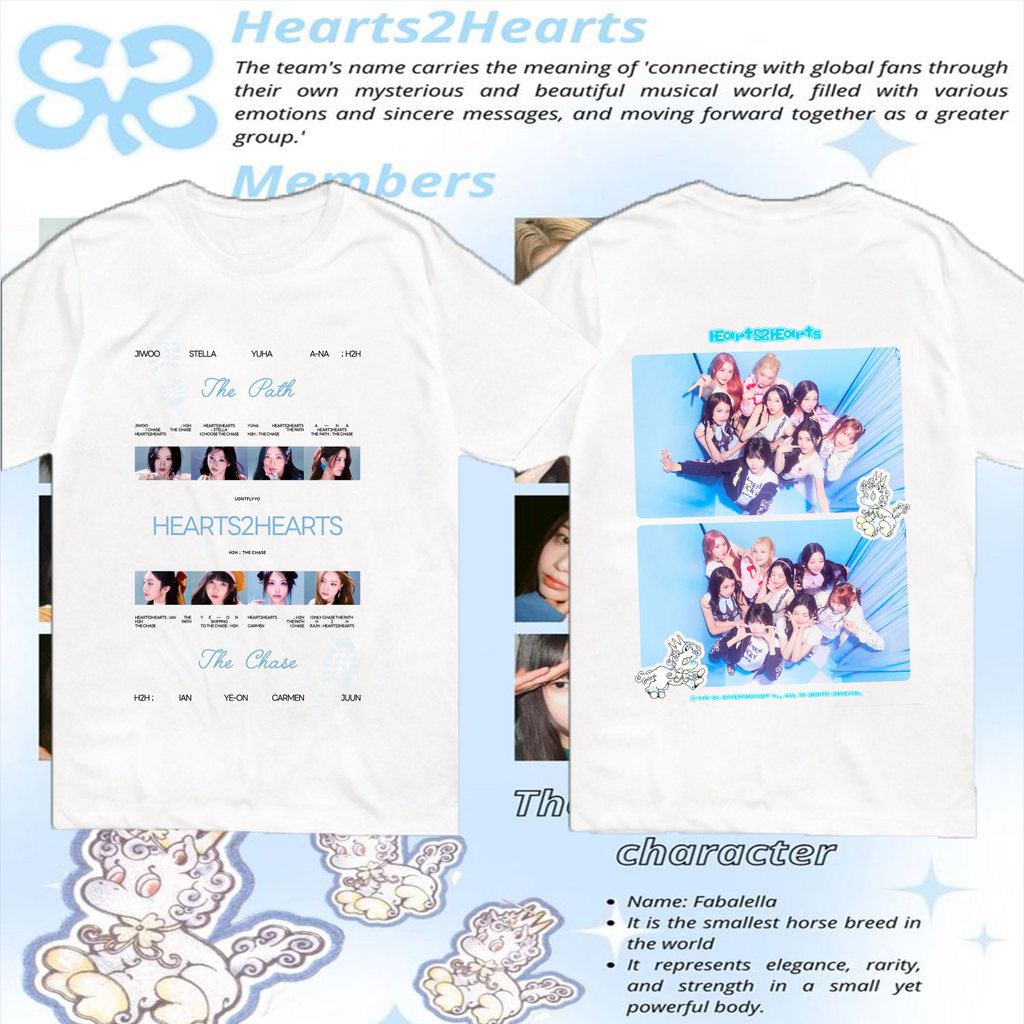 Hearts2Hearts STYLE Tee – เสื้อยืดซิงเกิลใหม่ ลุคสายแฟ #STYLE #H2H #DopamineLook