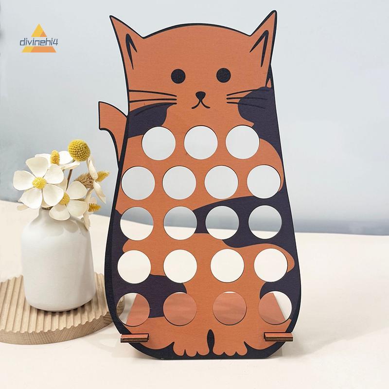 Godhi4 แมวกาแฟ Pod สําหรับที่วางแก้วกาแฟสีดํา Pod Organizer Pod สําหรับเคาน์เตอร์กาแฟบาร์เครื่องประด