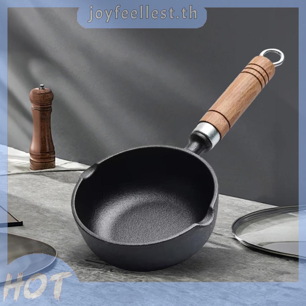 11/13ซม.เหล็กหล่อกระทะซอสขนาดเล็กนอนสติ๊กหม้อซุปขนาดเล็กกระทะน้ํามันร้อนสําหรับทําอาหาร [ความสุข.ไทย] - รูปที่ 2