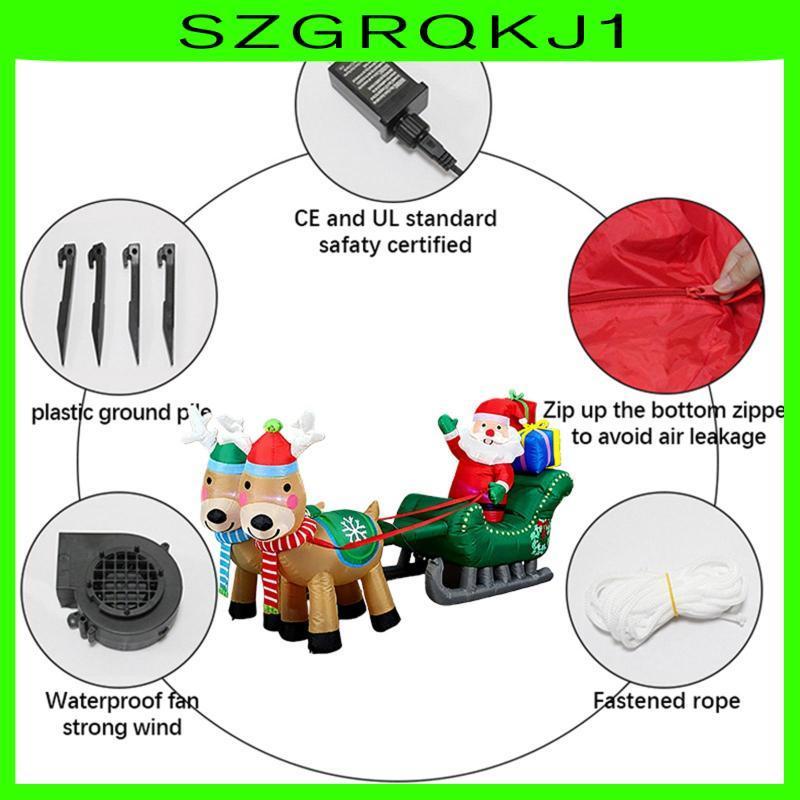 [szgrqkj1] คริสต์มาสพองความแปลกใหม่ Weatherproof Santa Claus สําหรับ Garden Mall Plaza