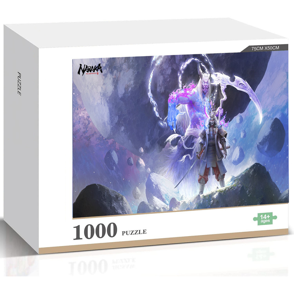 Naraka Bladepoint จิ๊กซอว์ไม้สีสันสดใสสําหรับเด็กอะนิเมะเกมทางปัญญาของเล่นบรรเทาความเครียด
