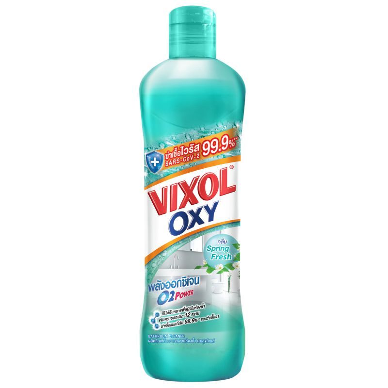 วิกซอลออกซี่ผลิตภัณฑ์ทำความสะอาดห้องน้ำสีเขียวมิ้นท์ 700มล Vixol Oxy Bathroom Cleaner Green Mint 700ml [8850092031107 ]