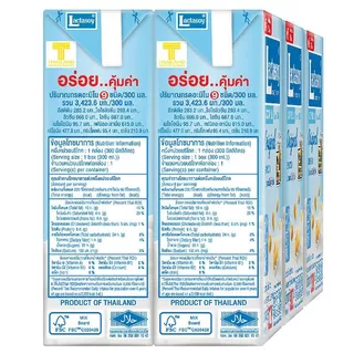 แลคตาซอยนมถั่วเหลืองยูเอชทีรสหวาน 300มล. แพค 6 Lactasoy UHT Sweet 300ml. Pack 6 [หมายเลขบาร์โค้ด 8850267117421 ]