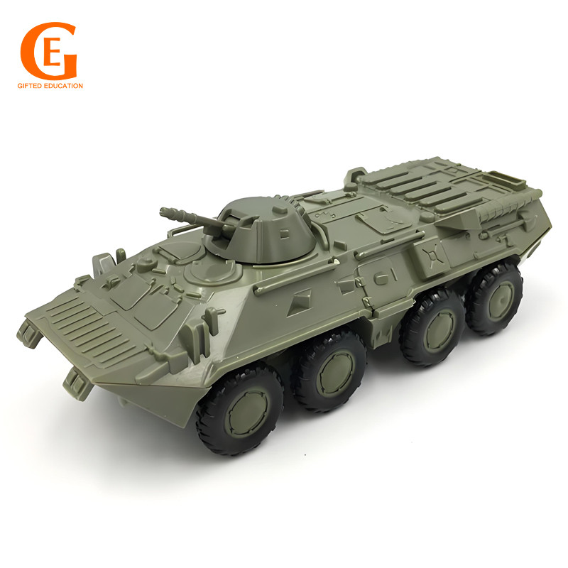 4D 1/72 BTR-80 Armored Carrier พลาสติก Mini ทหารล้อรถของเล่น Wargame ฉากตกแต่ง