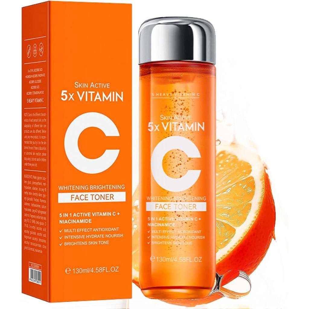โลชั่นวิตามินซี 5X,วิตามินเกาหลี C Facial Toner,5Combination1Vitamin C Essence130Ml(1) J1RE K9KF