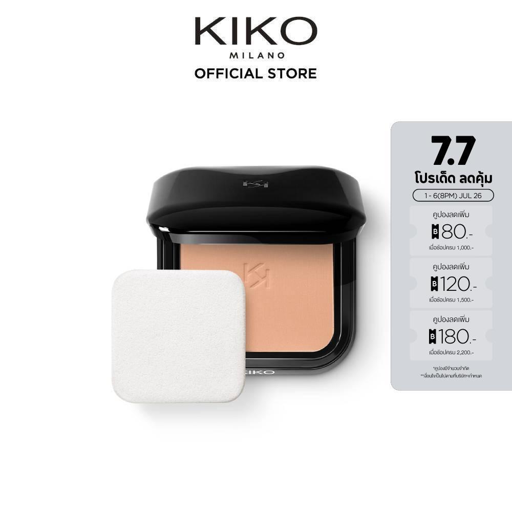 KIKO MILANO Full Coverage Blurring Powder Foundation ฟูล คัพเวอร์เรจ เบลอริ่ง พาวเดอร์ ฟาวน์เดชั่น (แป้งพับ ผสมรองพื้น)