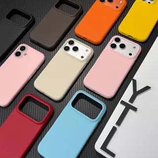 เคสไอโฟน iphone 16 17 เคสโทรศัพท์ เคส iphone ออกแบบเนื้อลิ้นจี่ที่เรียบง่าย.วัสดุซิลิโคนอ่อนนุ่ม, กันรอยกันกระแท