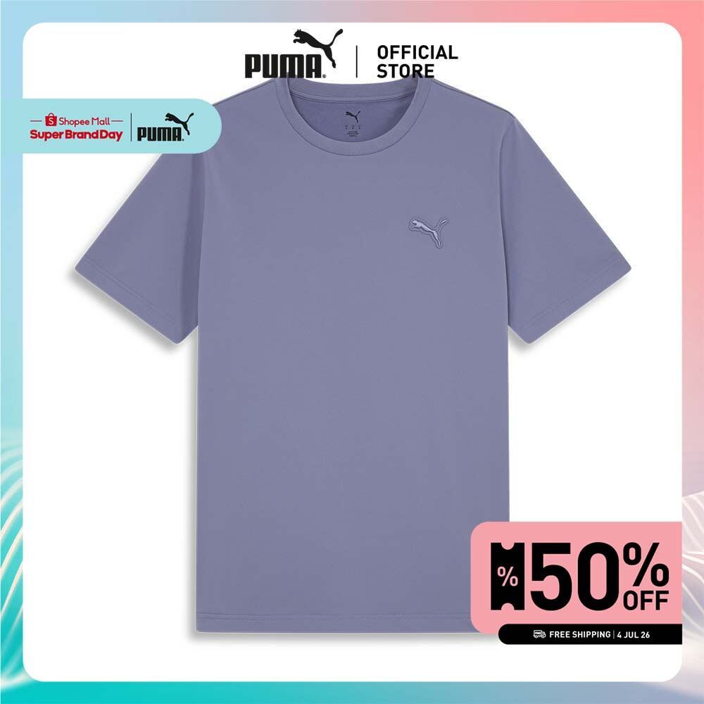 PUMA Sport Classics เสื้อยืด PUMA Classic สำหรับผู้ชาย สีเทา - 63704165