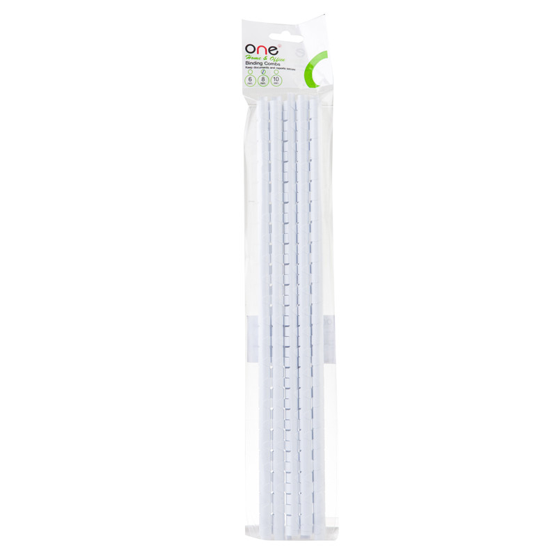 ONE สันห่วง 10 มม. รุ่น Home&Office สีขาว (แพ็ค 10 อัน)