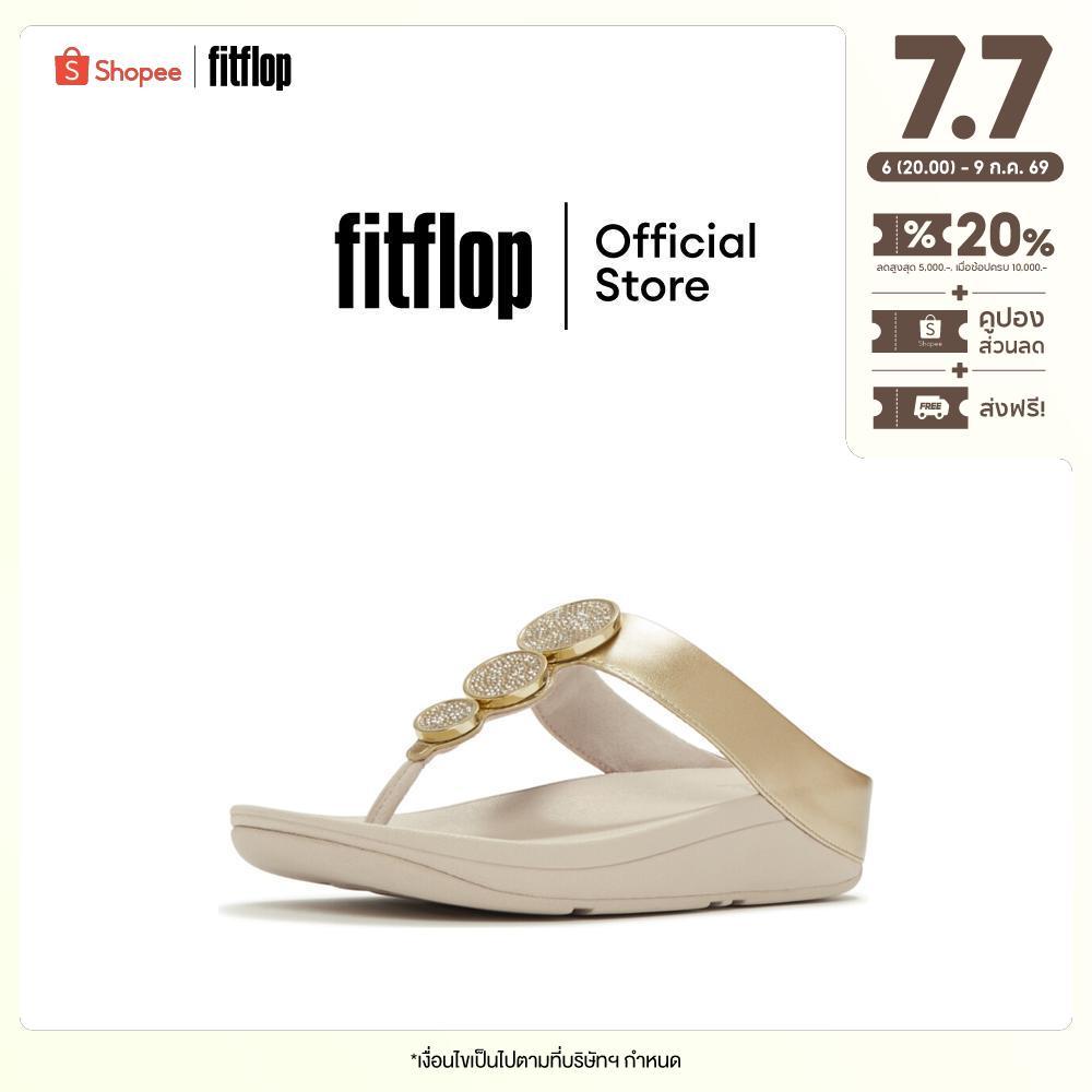 FITFLOP HALO BEAD-CIRCLE METALLIC รองเท้าแตะแบบหูหนีบผู้หญิง รุ่น HJ1-675 สี GOLD