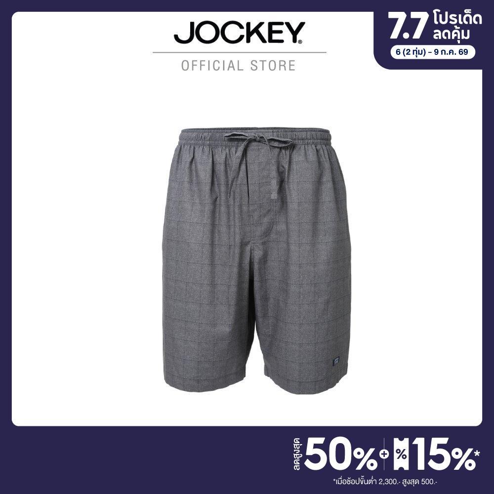 JOCKEY UNDERWEAR กางเกงบ็อกเซอร์ SLEEPWEAR รุ่น KU JKB272L BOXER สีเทา