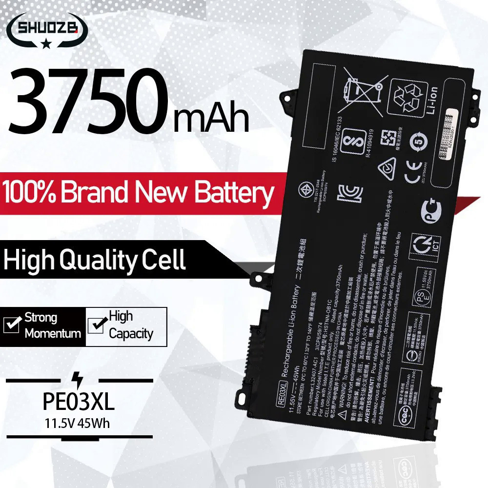 RE03XL Laptop Battery For HP ProBook 445 450 455 440 430 G6 Series HSTNN-DB9N L32407-2B1 SHUOZB Free