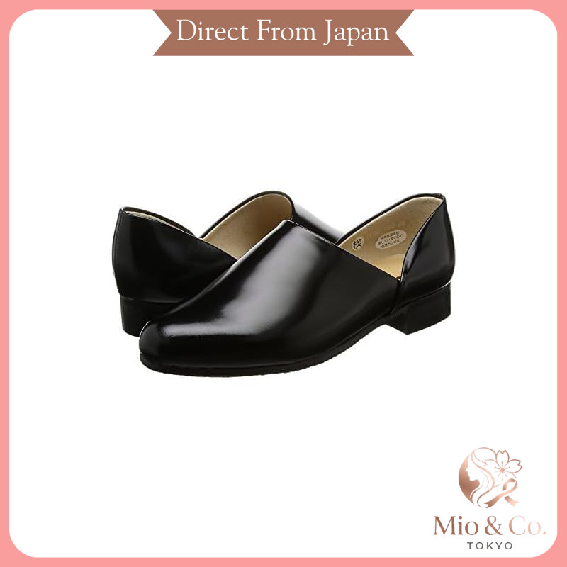 Haruta Women's Leather Doctor Shoes / Spock Shoes 2E - Model 150 in Black (Various Sizes Available)
