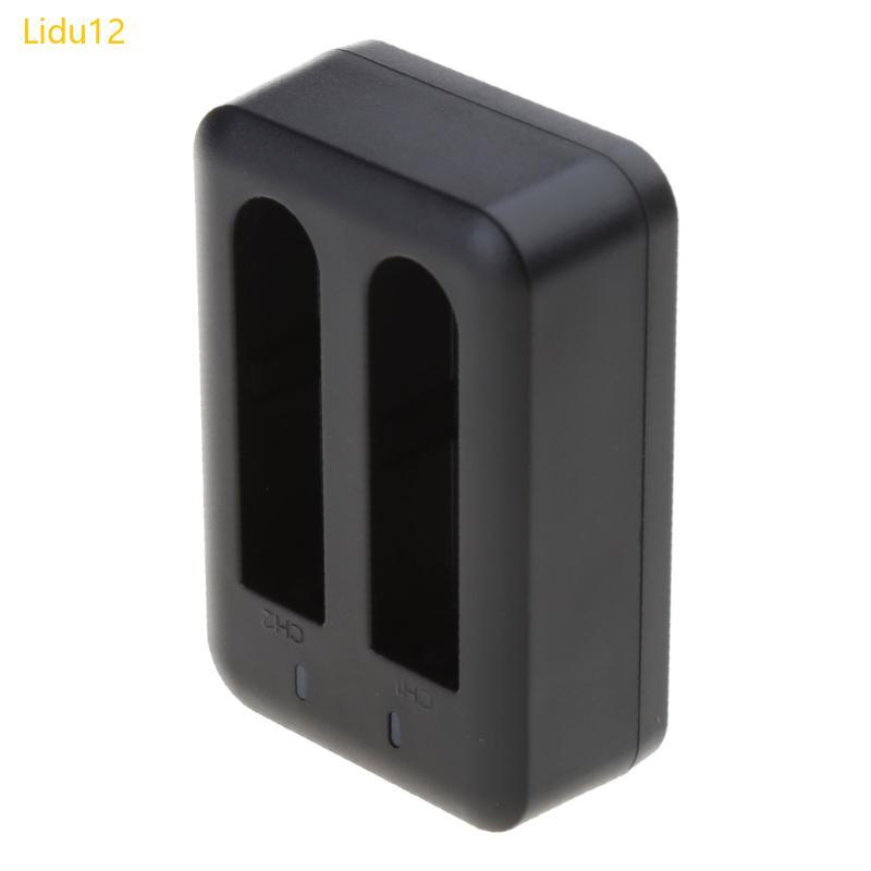Lidu12 NP40 Micro USB Dual Charger สําหรับชาร์จแบตเตอรี่สองตัวพร้อมกันสําหรับ NP40