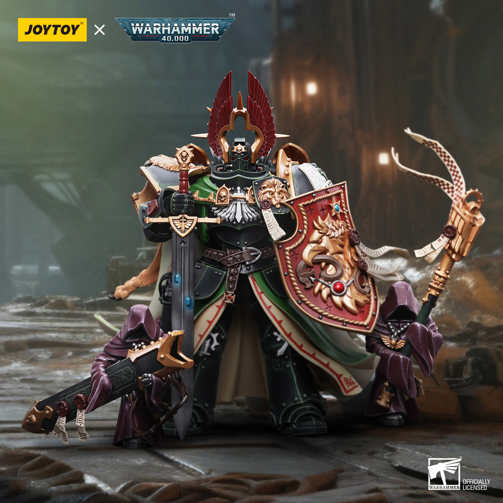 JoyToy Toys Warhammer40,000 Dark Angels Primarch Lion El Jonson 7 นิ้ว Action Figure