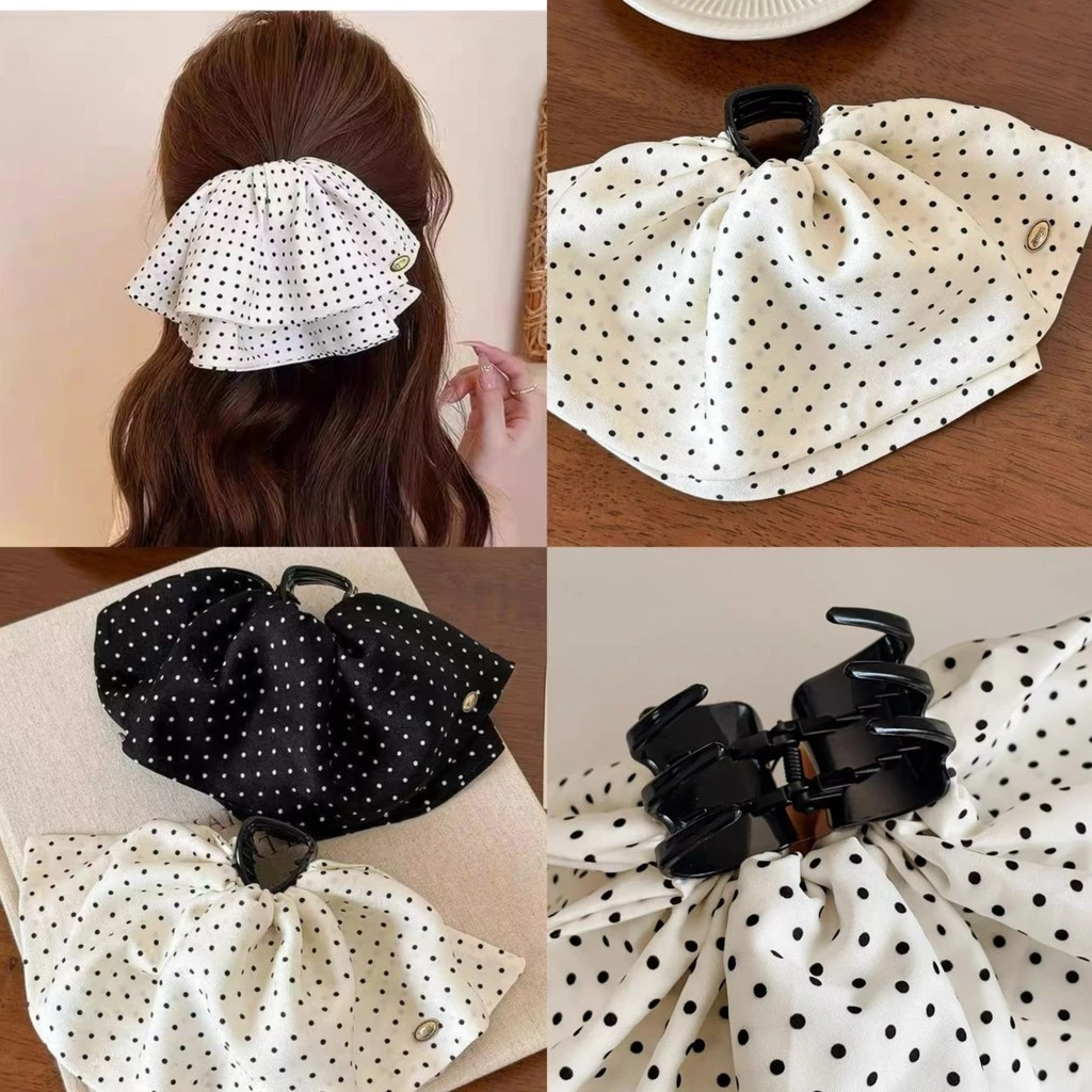 กิ๊บหนีบผม แฟชั่นมาใหม่ ลายจุด พร้อมส่งจากไทย