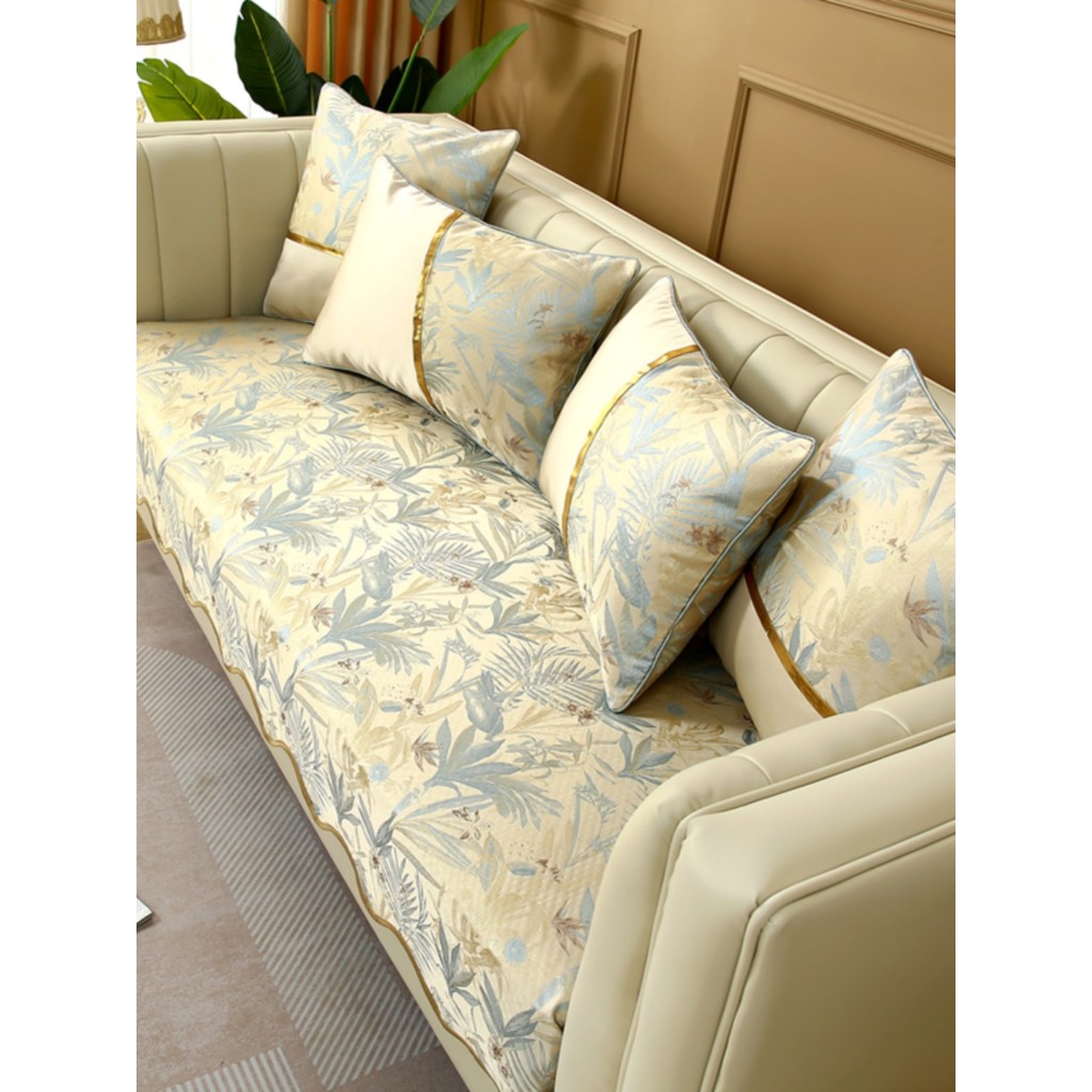 Muqing เบาะโซฟาสไตล์ใหม่สไตล์หรูหรา Four Seasons Universal Nordic โมเดิร์น High-End Anti-slip อเมริก