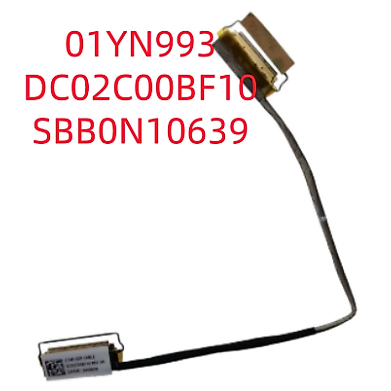 30Pin LCD วิดีโอ LVDS Flex สําหรับ Lenovo Thinkpad T480S 01YN993 01EN999 DC02C00BF00 DC02C00BF10