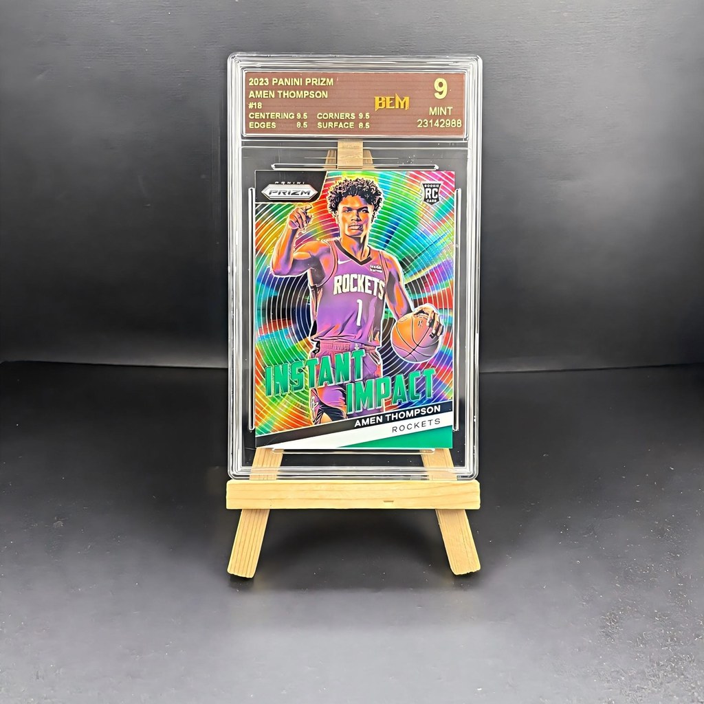 Amen Thompson Special Zone Panini NBA Star Card Ra Amen Thompson Zone Panini NBA Star Card Grading C
