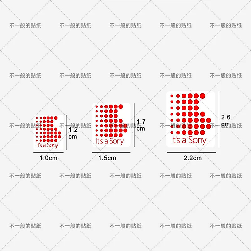 Spot Goods#Sony SONY logo laptop sticker It’s a Sony Portable Bluetooth Headphones diy0626H