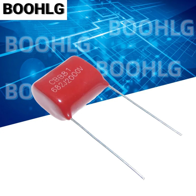 20pcs Metallized Polypropylene Film Capacitor CBB81 2000V 332J/472J/682J /822J 2KV 332 472 562 682 8