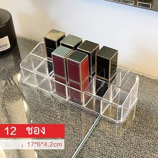 COZII ส่งด่วน กล่องเก็บลิปสติก ที่เก็บเครื่องสำอาง กล่องอะคริลิคใส่ลิปสติก 12ช่อง 18ช่อง 24ช่อง กันฝุ่น กันน้ำ