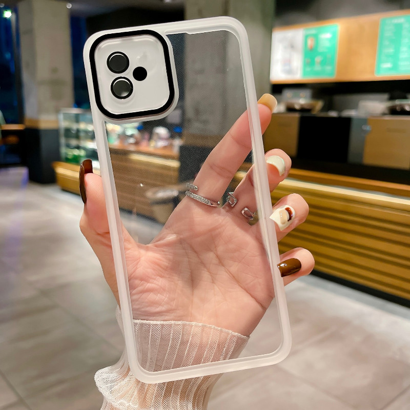 ใช้ได้กับ Samsung A04 M04 SM-A045M SM-A045F SM-A045F/DS SM-M045F/DS SM-M045F เคสโทรศัพท์กึ่งโปร่งใส,