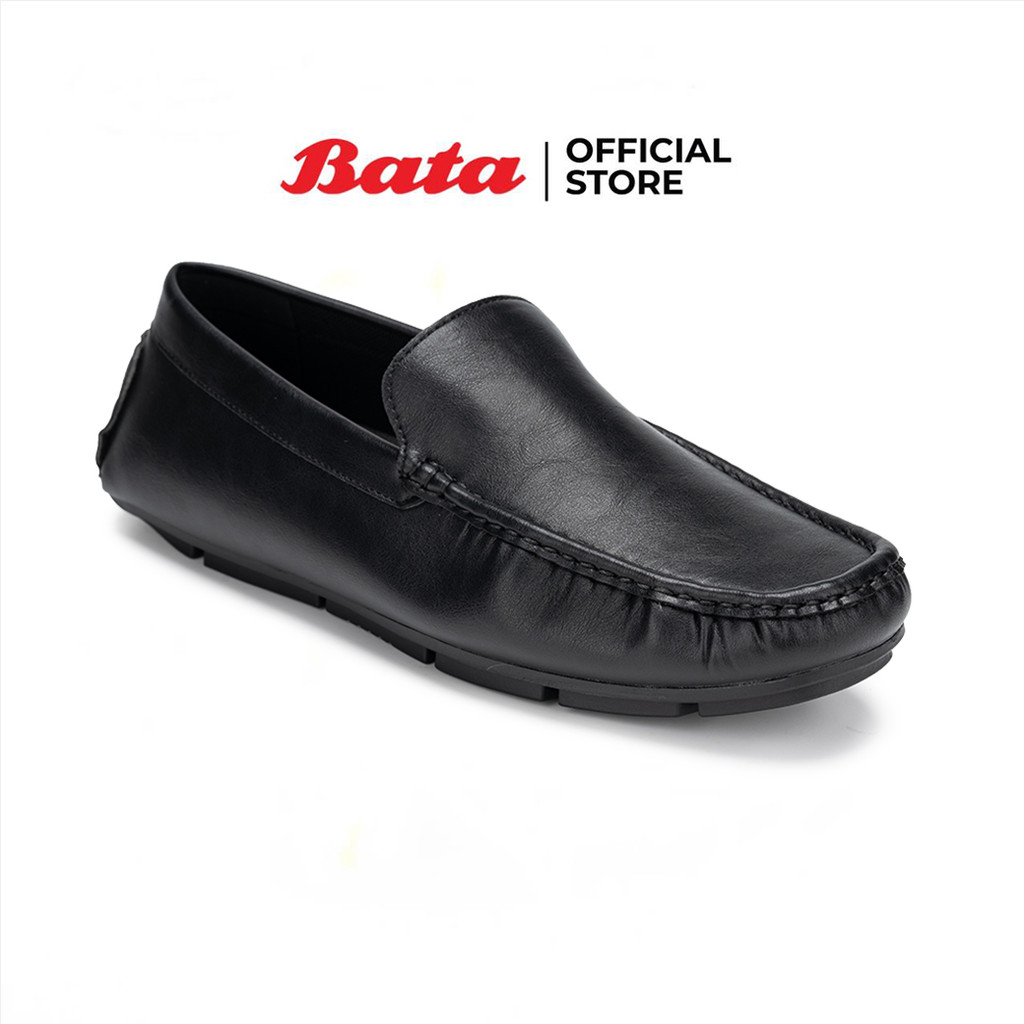 Bata บาจา รองเท้ามอคคาซีน แบบสวม สำหรับผู้ชาย รุ่น BOGOTA สีน้ำตาล 8314185 สีดำ 8316185