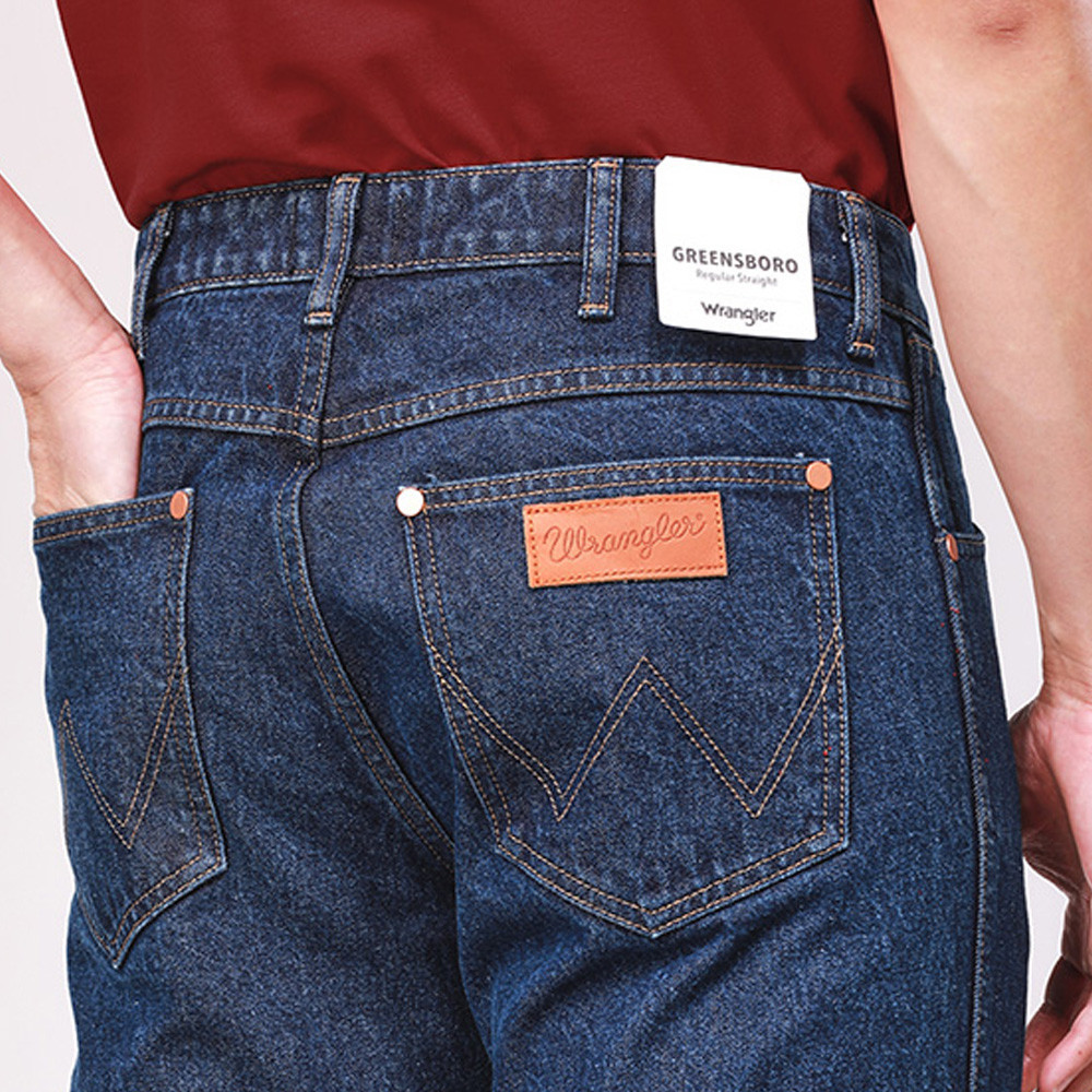 WRANGLER กางเกงยีนส์ผู้ชาย เอวกลาง ทรงตรง รุ่น WR รูปที่ 5
