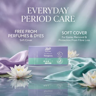 Boots Feminine Non Applicator Tampons Super 24S บู๊ทส์ เฟมินีน แทมปอนส์ - ซุปเปอร์ 24 ชิ้น ผ้าอนามัยแบบสอด