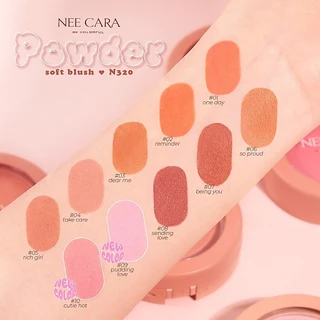 NEE CARA | N320 นีคาร่า บลัชออน ปัดแก้ม เนื้อฝุ่น POWDER SOFT BLUSH