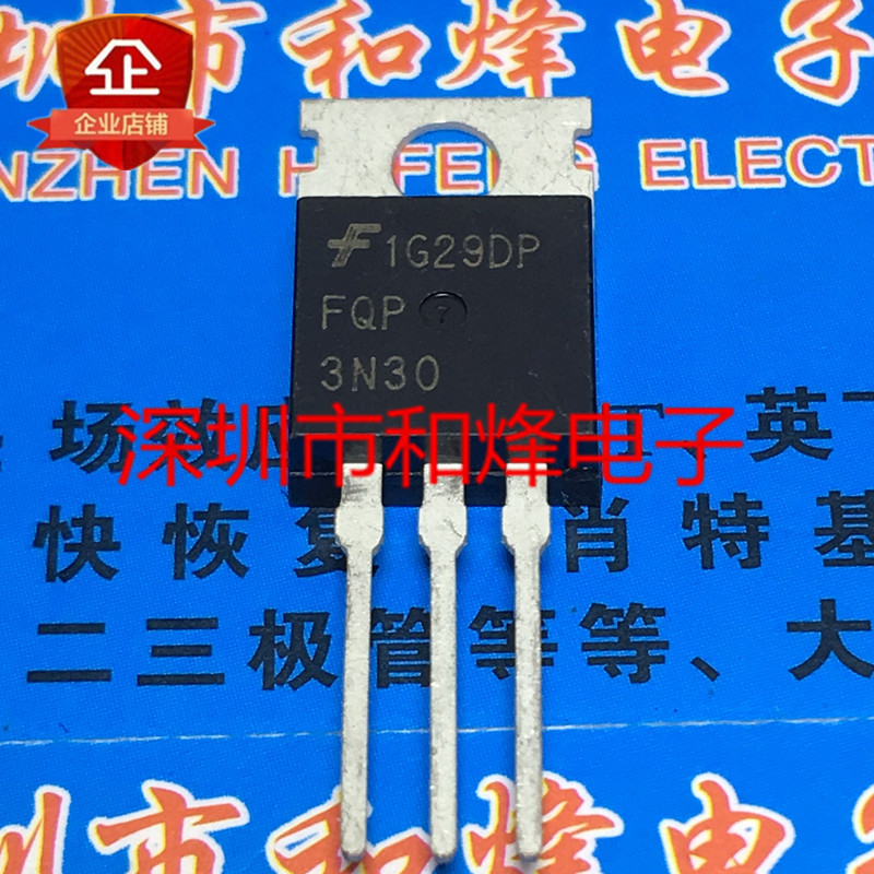 10 ชิ้น FQP3N30 TO-220 3.2A 300V วิทยุไตรโอด
