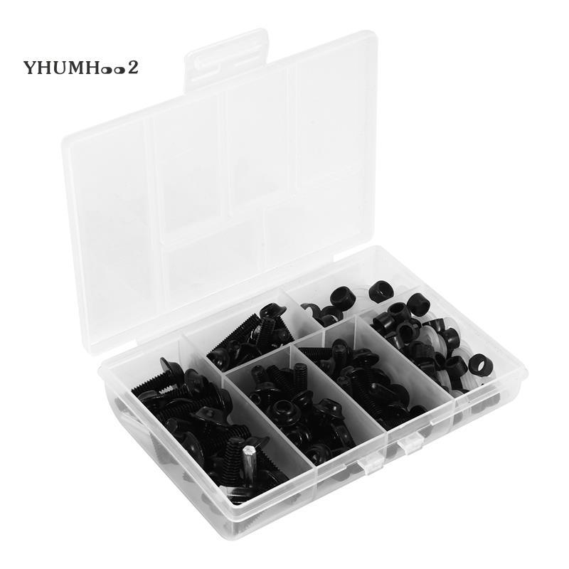 [yhumh002]158PCS Universal รถจักรยานยนต์ Fairing สกรูถั่วชุด Moto Body Work Bolts สําหรับ YZF R1 R6 